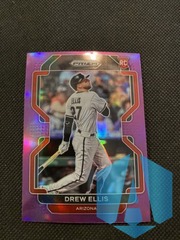 2022 Panini Drew Ellis Rookie Purple Prizm #195 Arizona Diamondbacks
